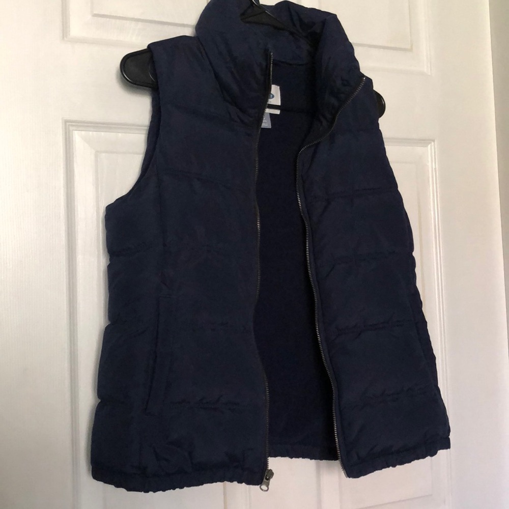 Fleece lined puffer vest